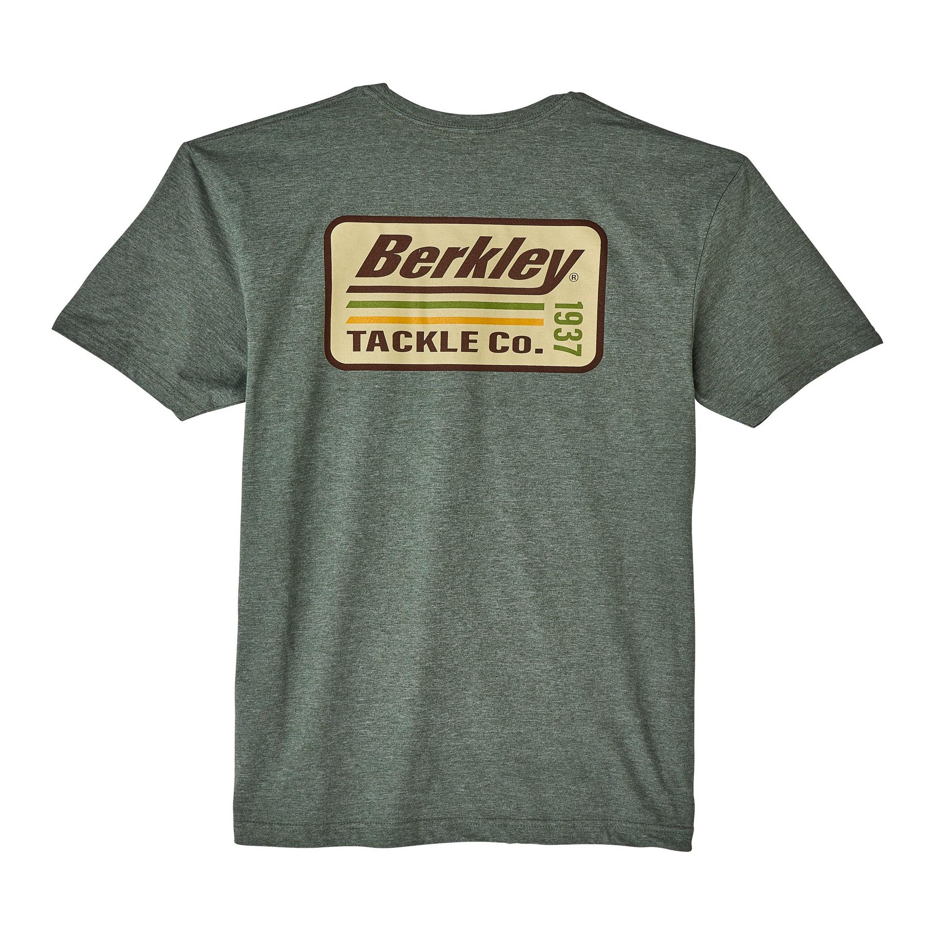 Berkley ShortSleeveStriperT-Shirt HeatherMilitaryGreen alt2 | Berkley Fishing