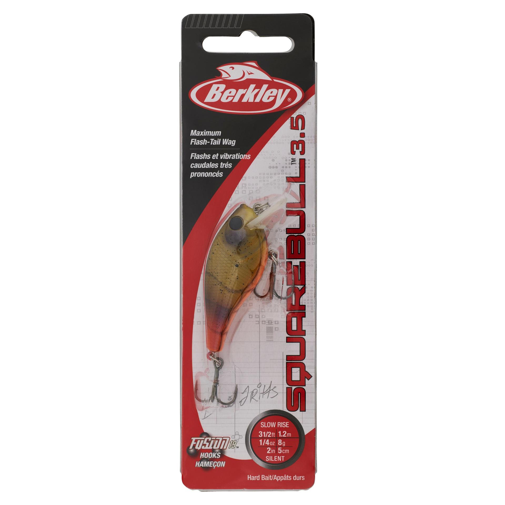 Berkley Squarebull FiretailGreenCraw 35 PKG | Berkley Fishing