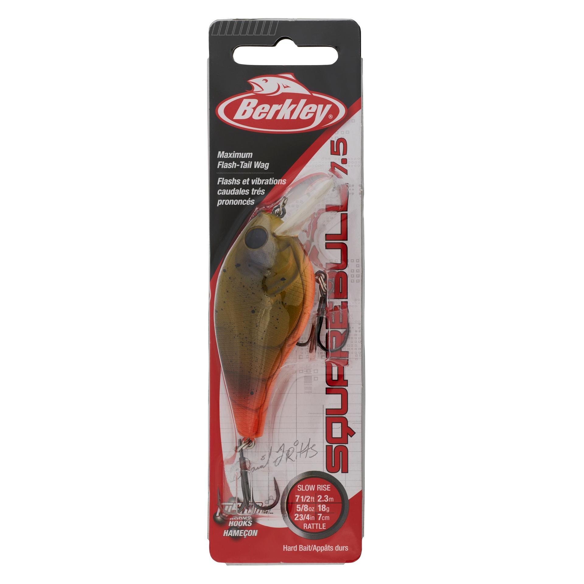 Berkley Squarebull FiretailGreenCraw 75 PKG | Berkley Fishing