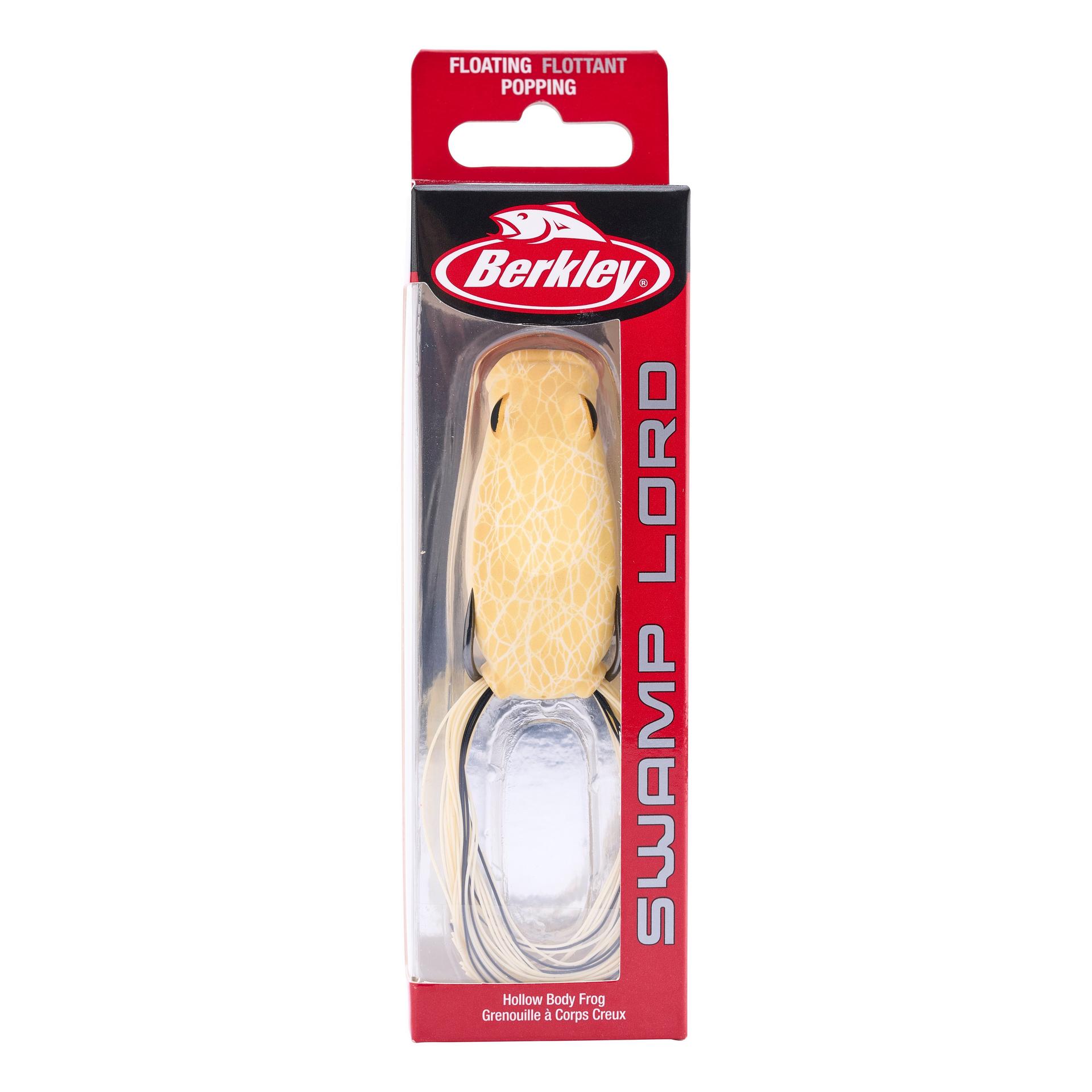 Berkley SwampLordPoppingHollowBodyFrog 23oz Bone PKG | Berkley Fishing