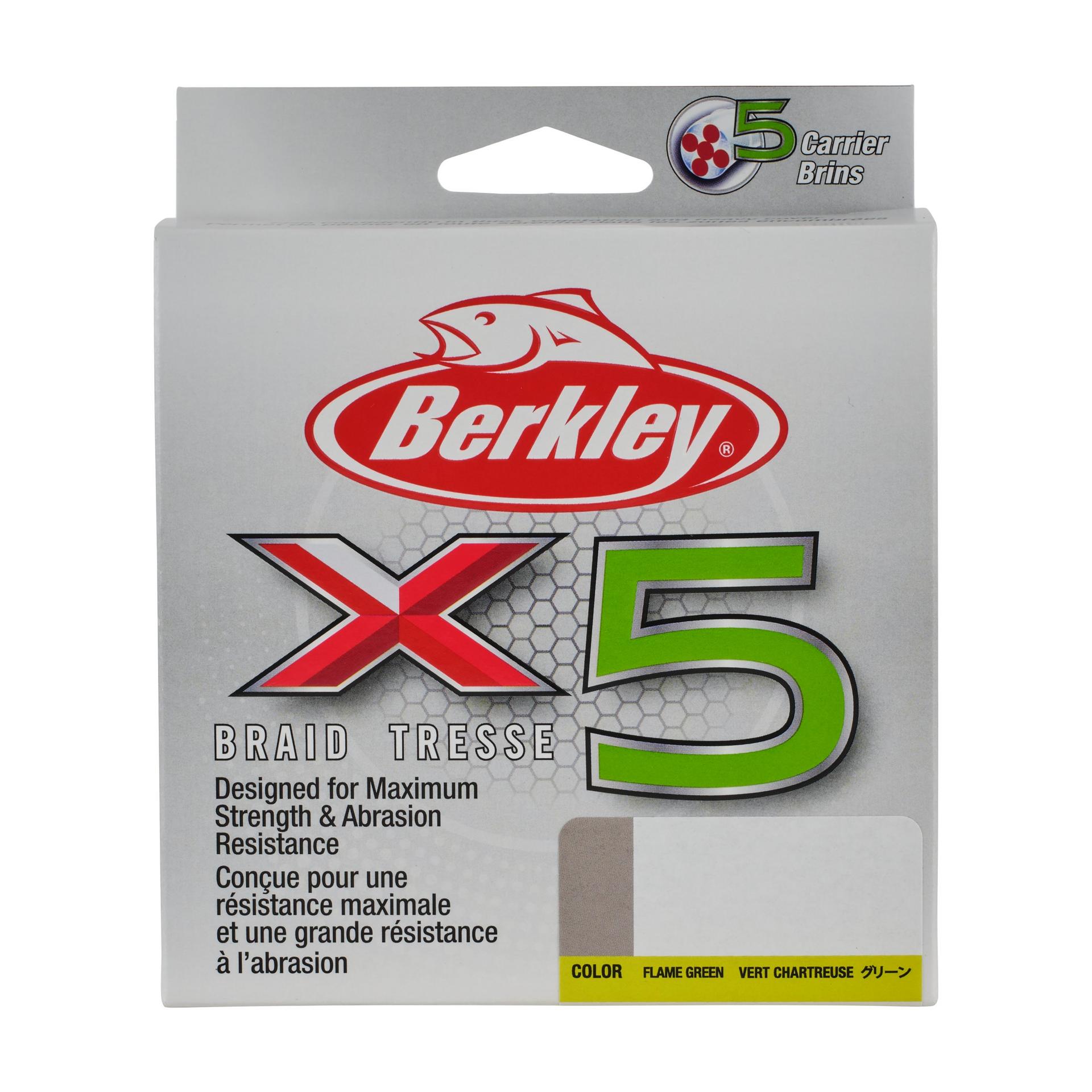 Berkley x5Braid FlameGreen Filler alt3 | Berkley Fishing