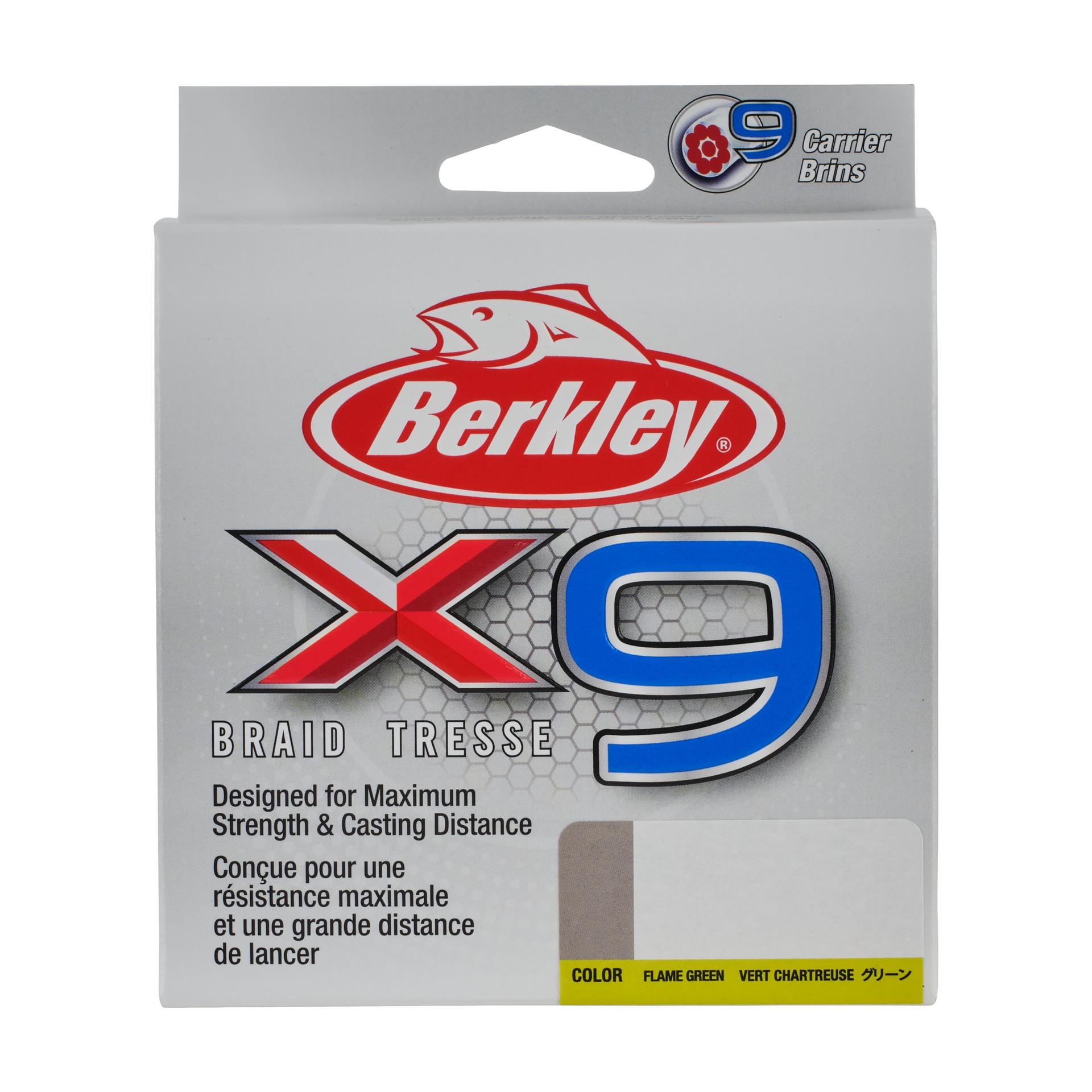 Berkley x9Braid FlameGreen Filler alt3 | Berkley Fishing