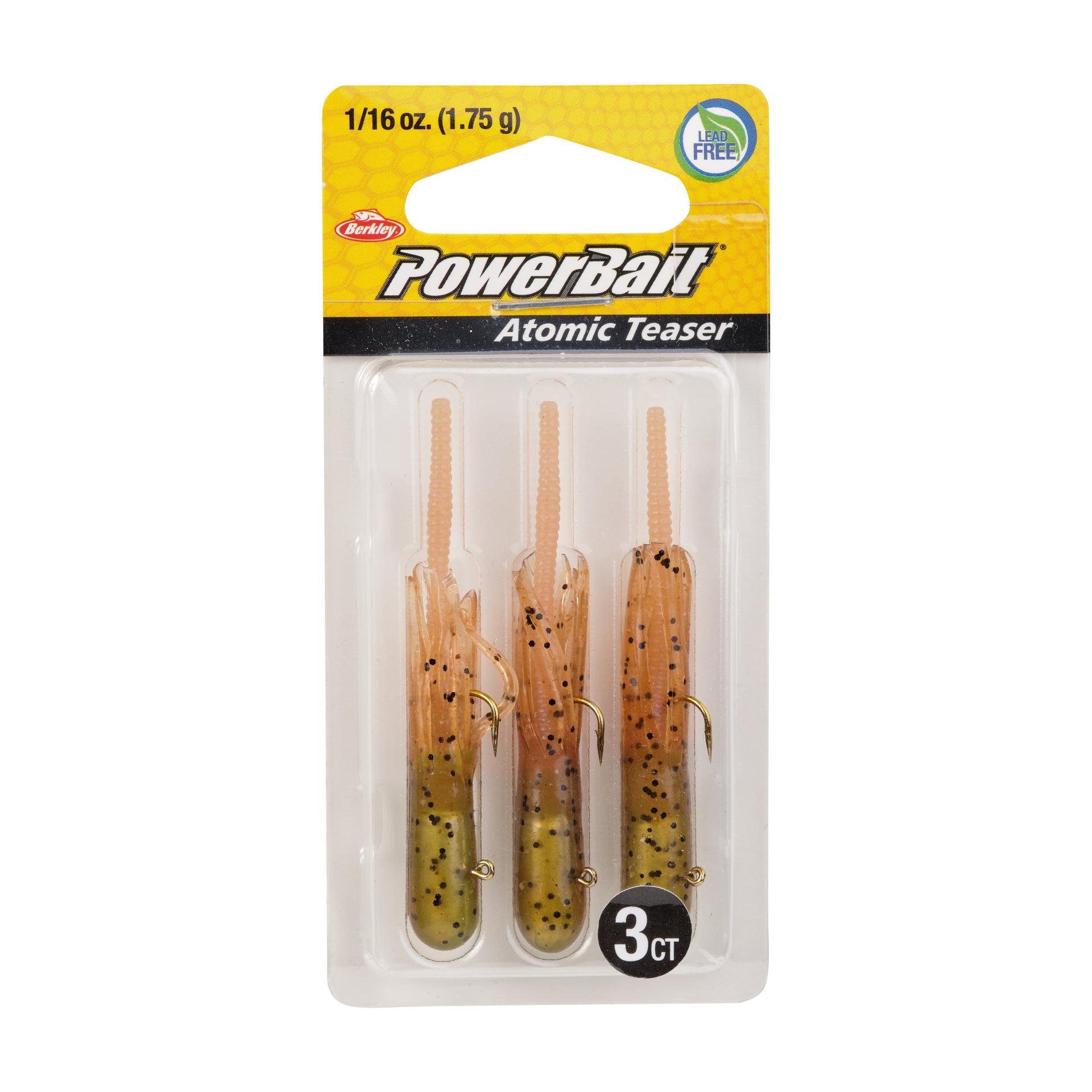 PowerBaitAtomicTeasers CaramelApple 1 16oz PKG | Berkley Fishing