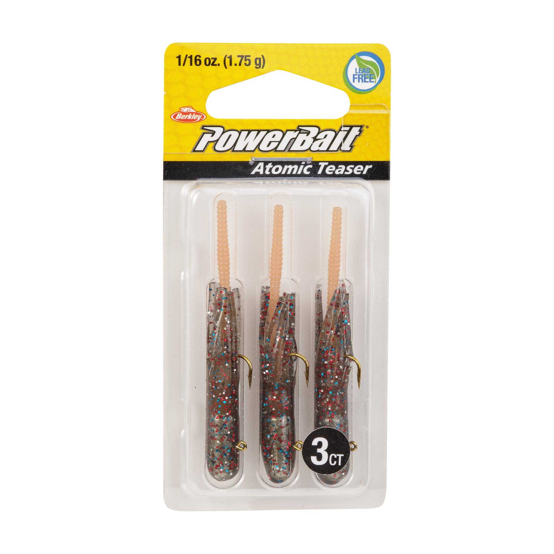 PowerBaitAtomicTeasers NaturalCandy 1 16oz PKG | Berkley Fishing