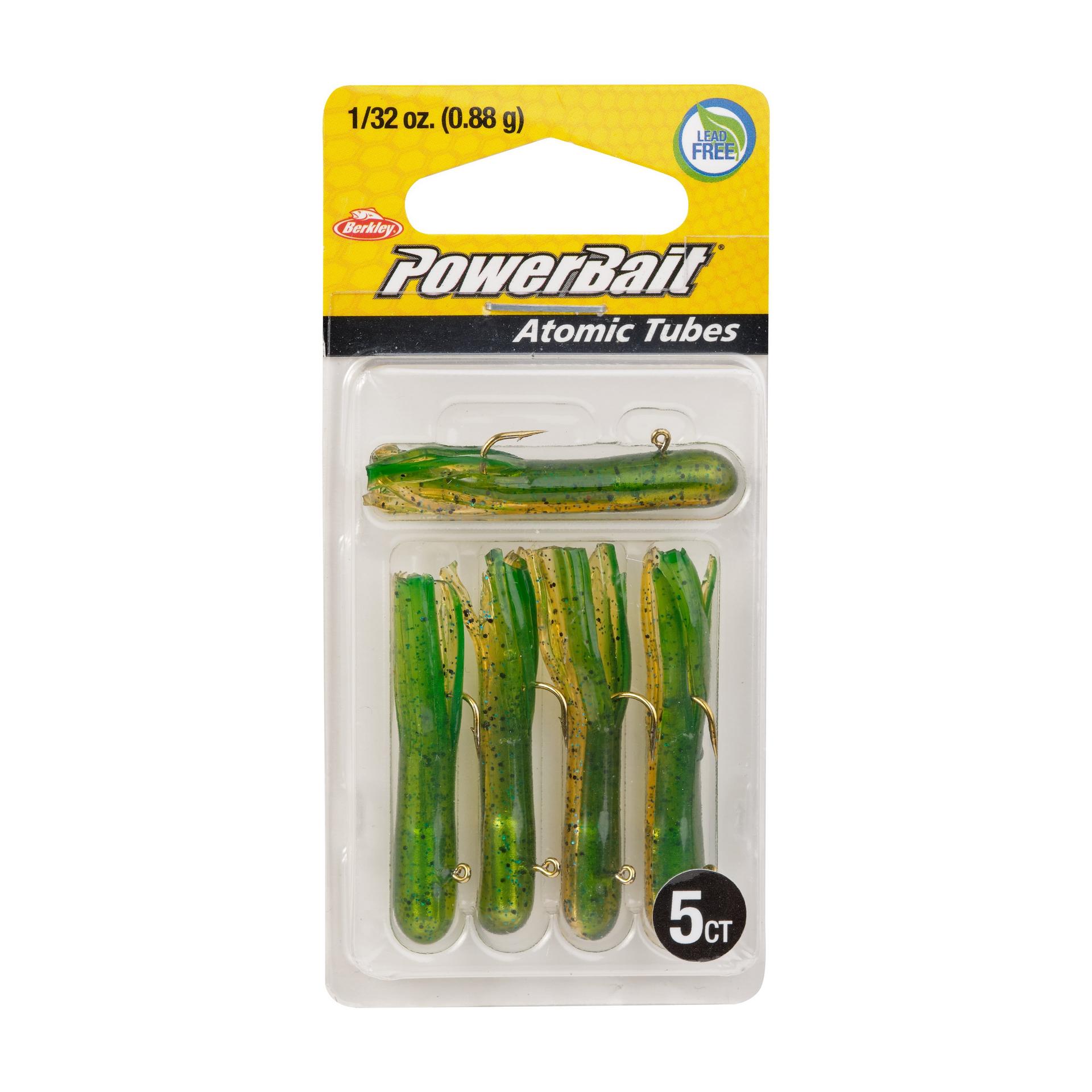 PowerBaitAtomicTubes Perch 1 32oz PKG | Berkley Fishing