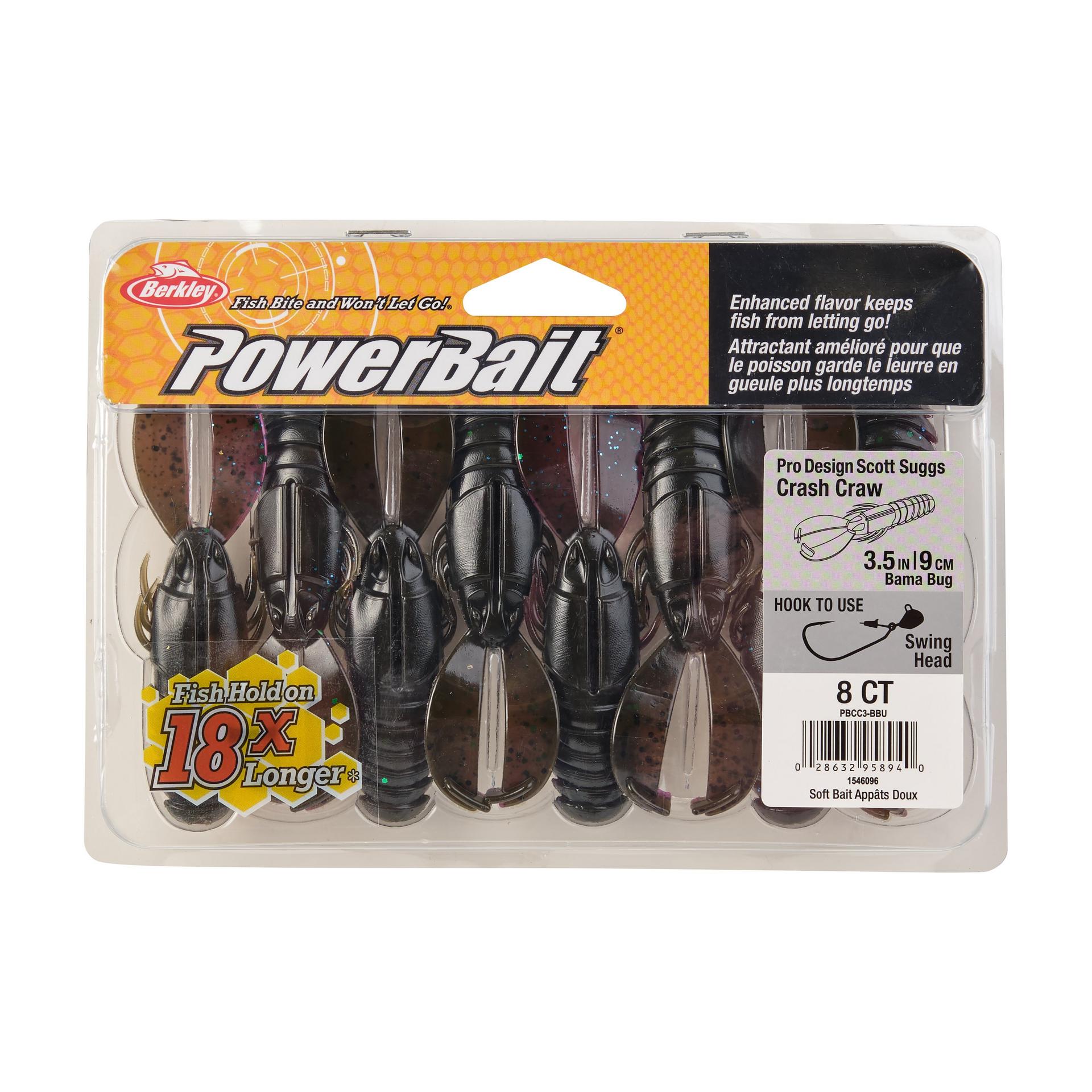 PowerBaitCrashCraw BamaBug 3.5in PKG | Berkley Fishing