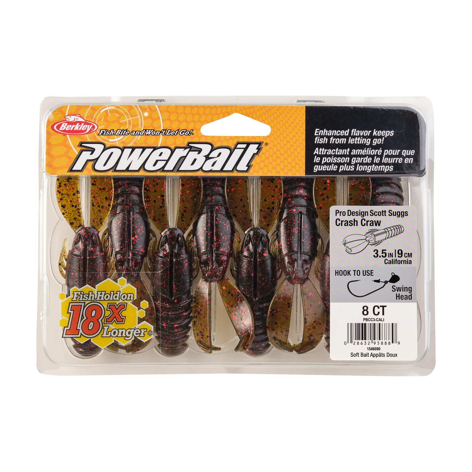 PowerBaitCrashCraw California 3.5in PKG | Berkley Fishing