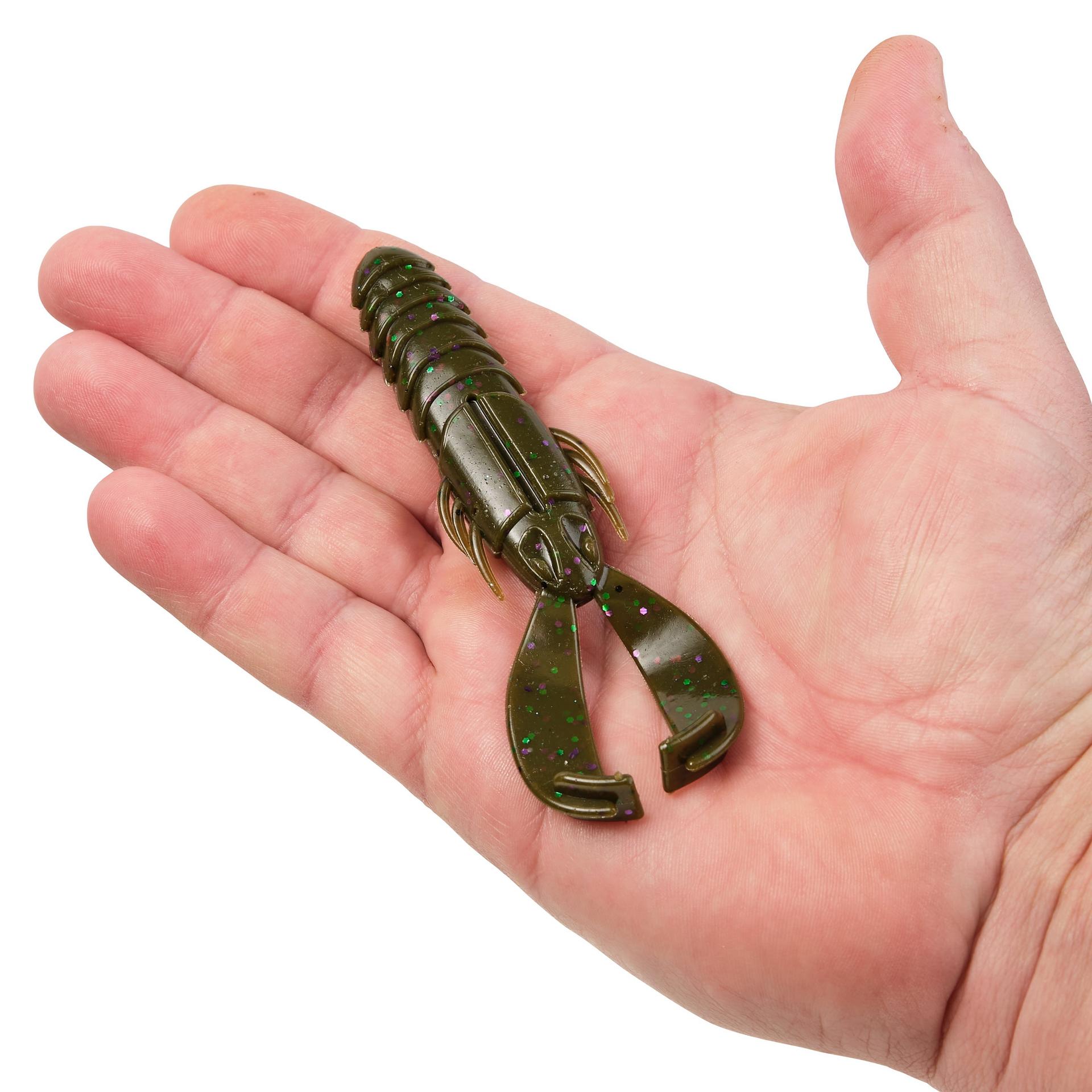 PowerBaitCrashCraw GreenPumpkinParty 4in HAND | Berkley Fishing