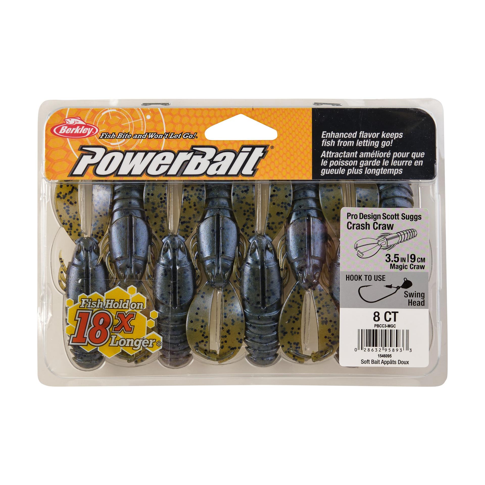 PowerBaitCrashCraw MagicCraw 3.5in PKG | Berkley Fishing