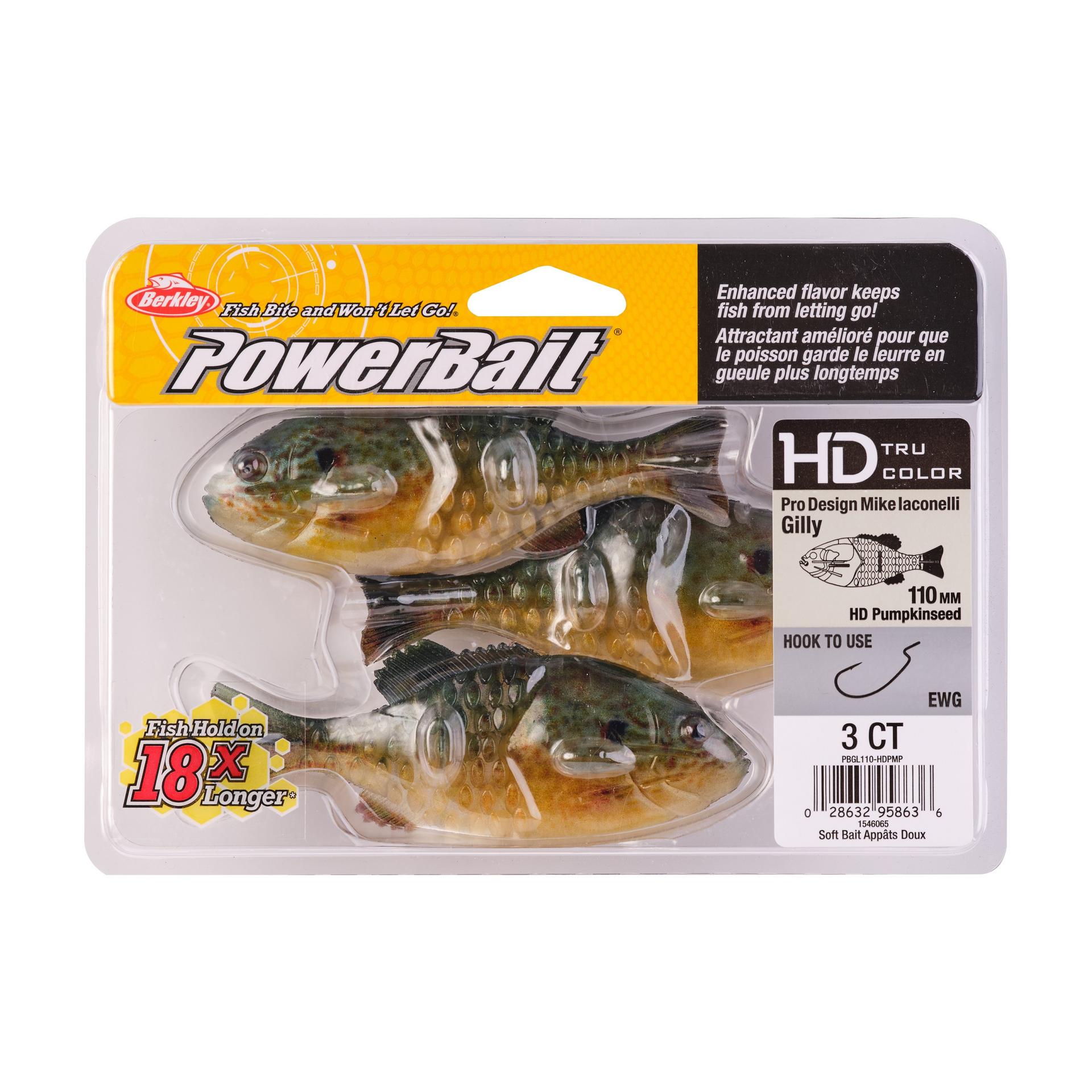 PowerBaitGilly HDPumpkinseed 110mm PKG | Berkley Fishing
