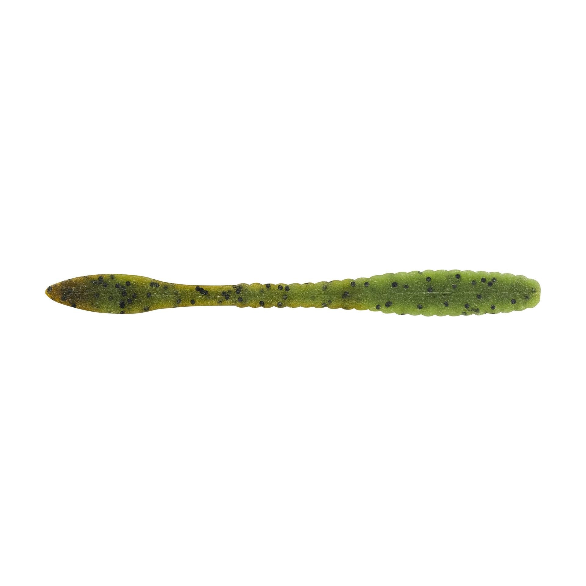 PowerBaitMaxScentFlatWorm GreenPumpkinWtrmln alt2 | Berkley Fishing