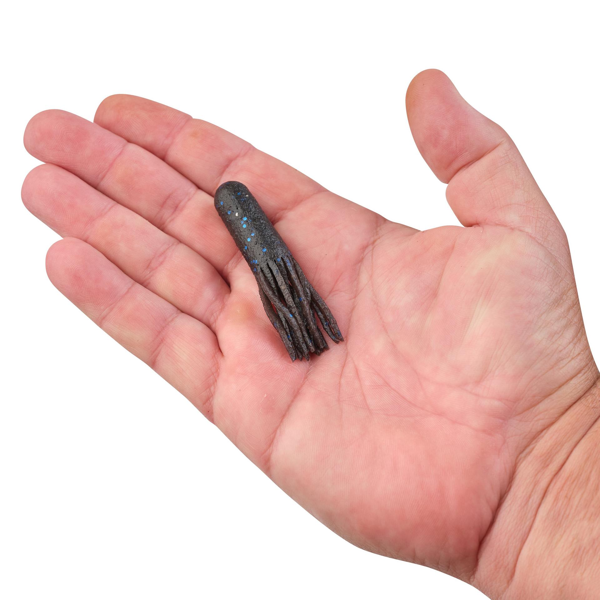 PowerBaitMaxScentTube BlackBlueFleck 2.5in HAND | Berkley Fishing