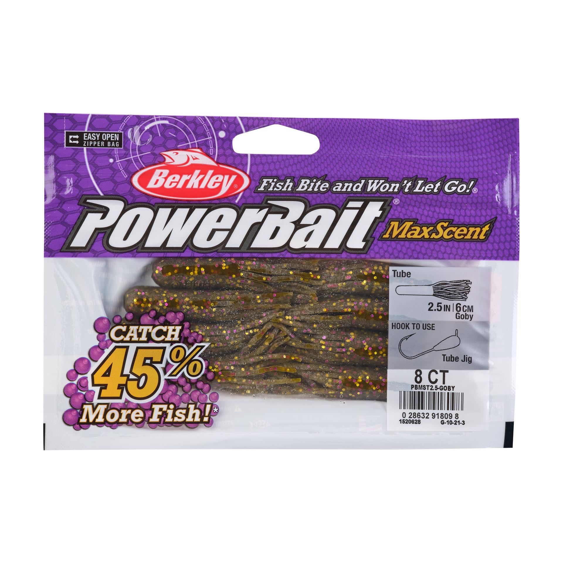 PowerBaitMaxScentTube Goby 2.5in PKG | Berkley Fishing