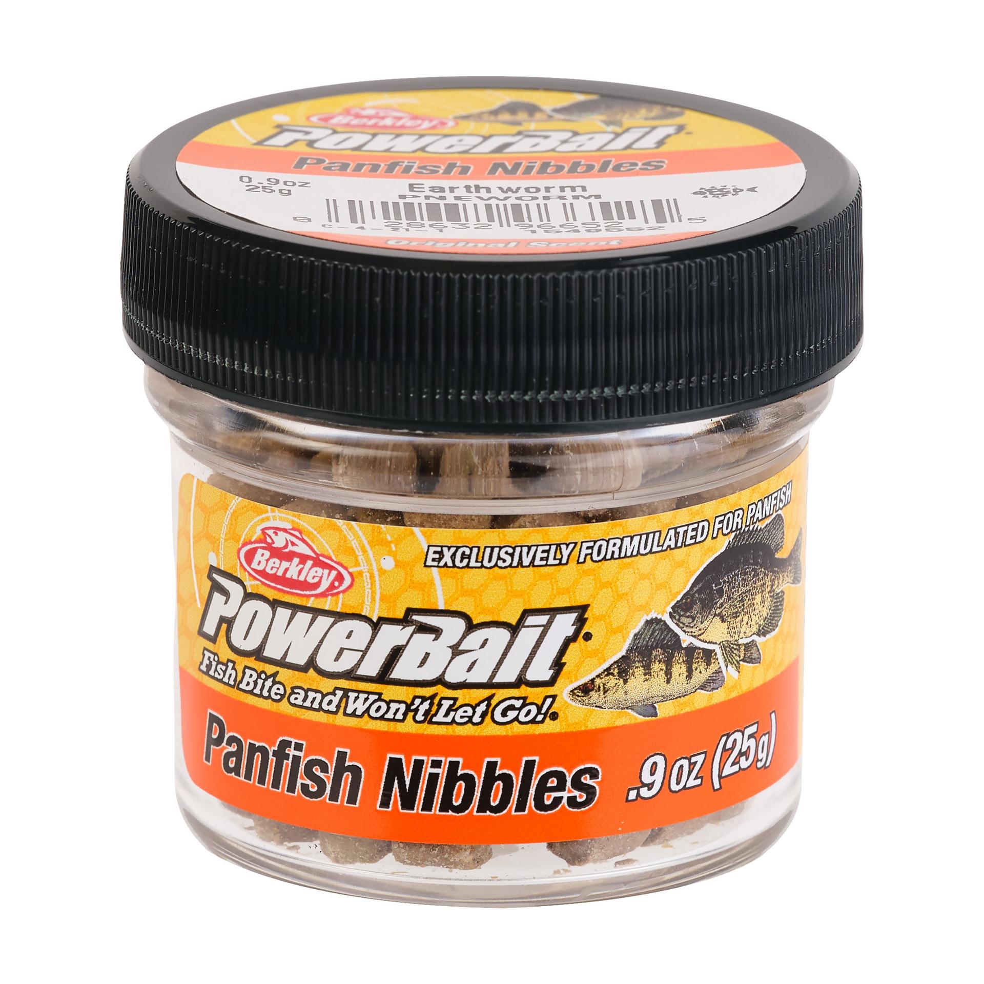PowerBaitPanfishNibbles Earthworm PKG | Berkley Fishing