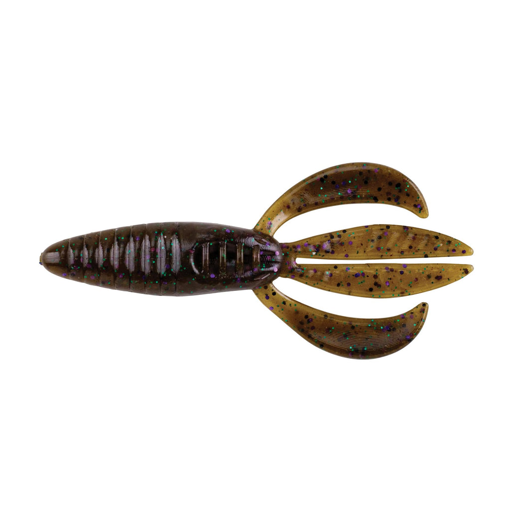 Havoc Pit Boss Soft Bait – 4″ Length, Okochobee Craw, Per 8