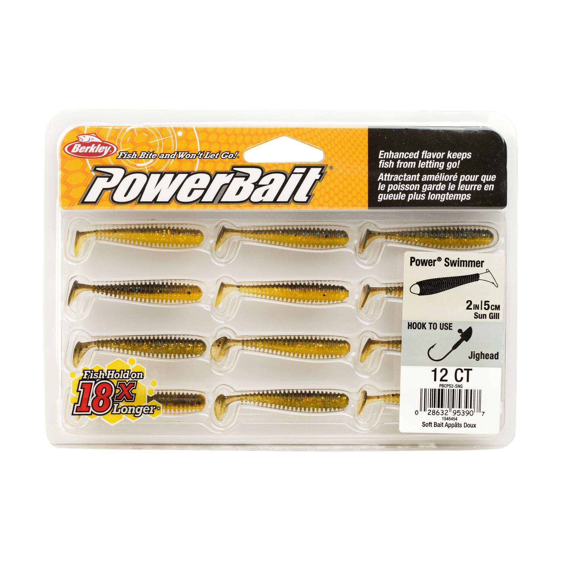 PowerBaitPowerSwimmer SunGill 2in PKG | Berkley Fishing