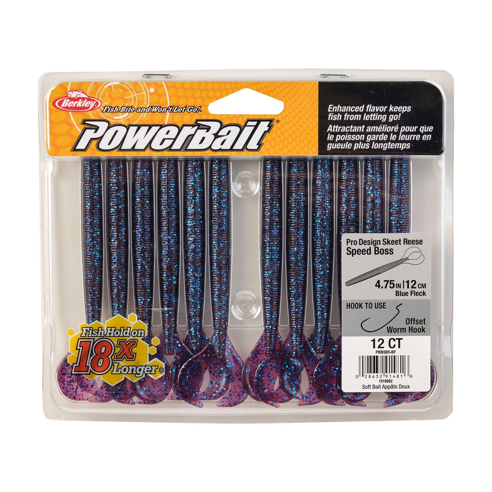 PowerBaitSpeedBoss BlueFleck 5in PKG | Berkley Fishing