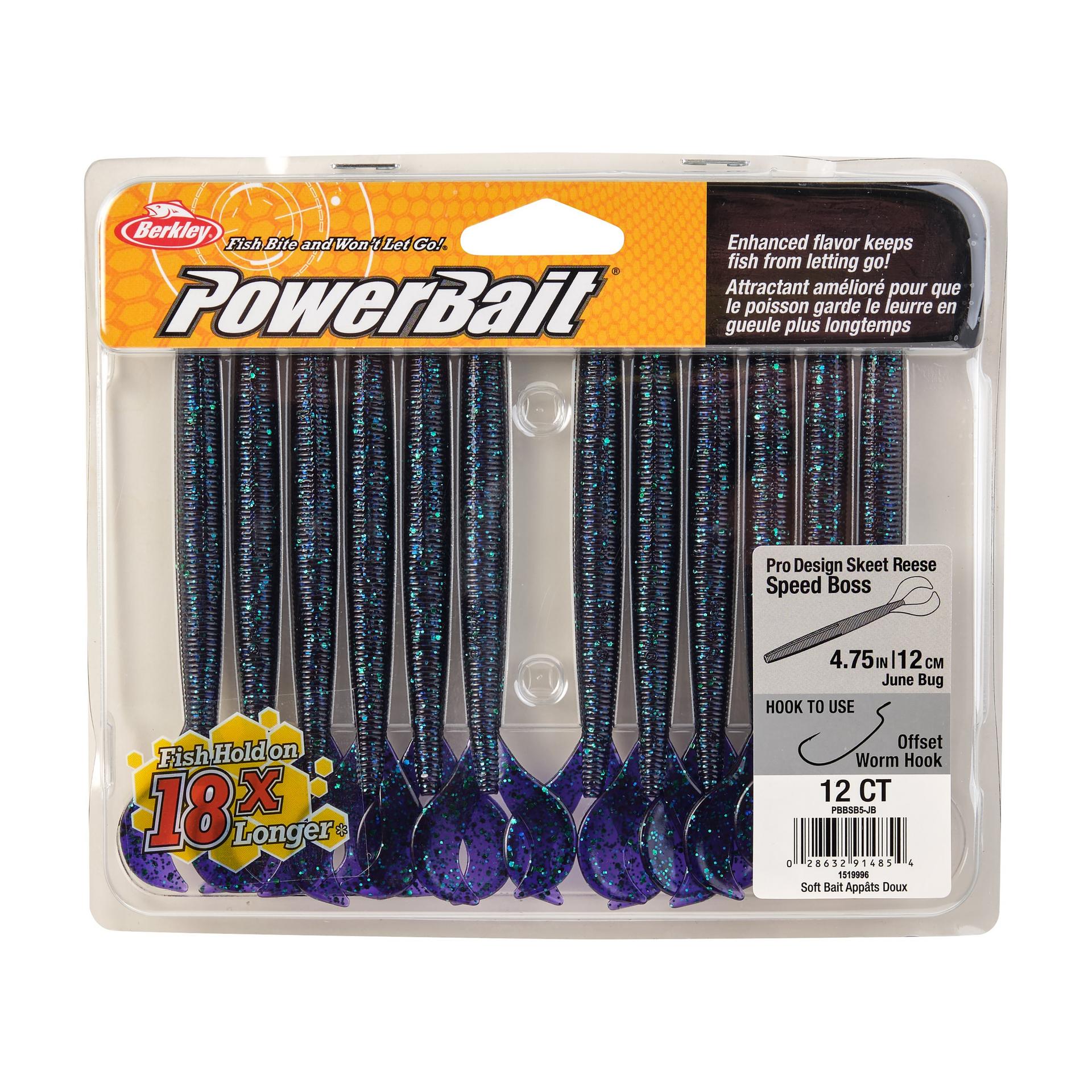 PowerBaitSpeedBoss JuneBug 5in PKG | Berkley Fishing