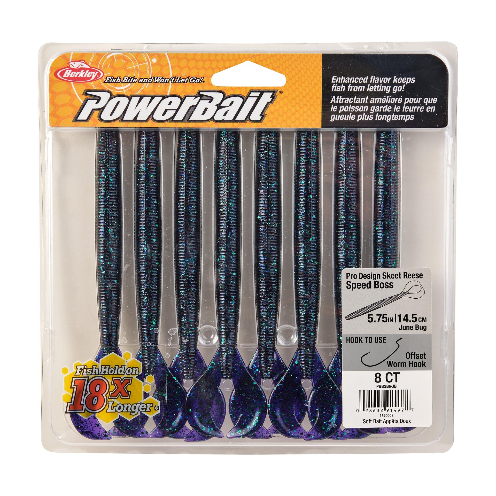 PowerBaitSpeedBoss JuneBug 6in PKG | Berkley Fishing