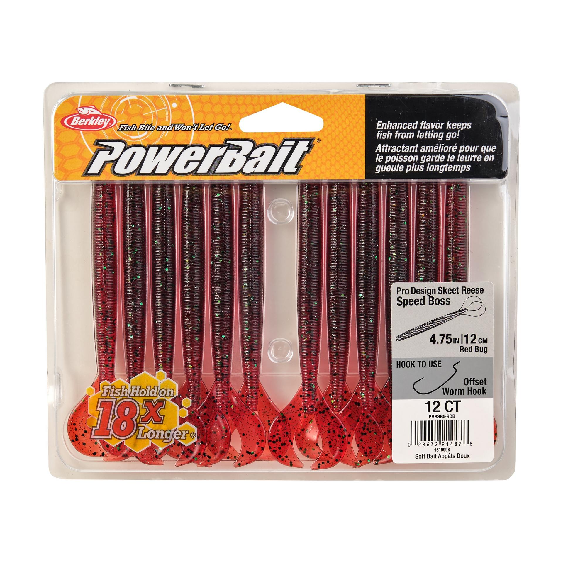 PowerBaitSpeedBoss Redbug 5in PKG | Berkley Fishing