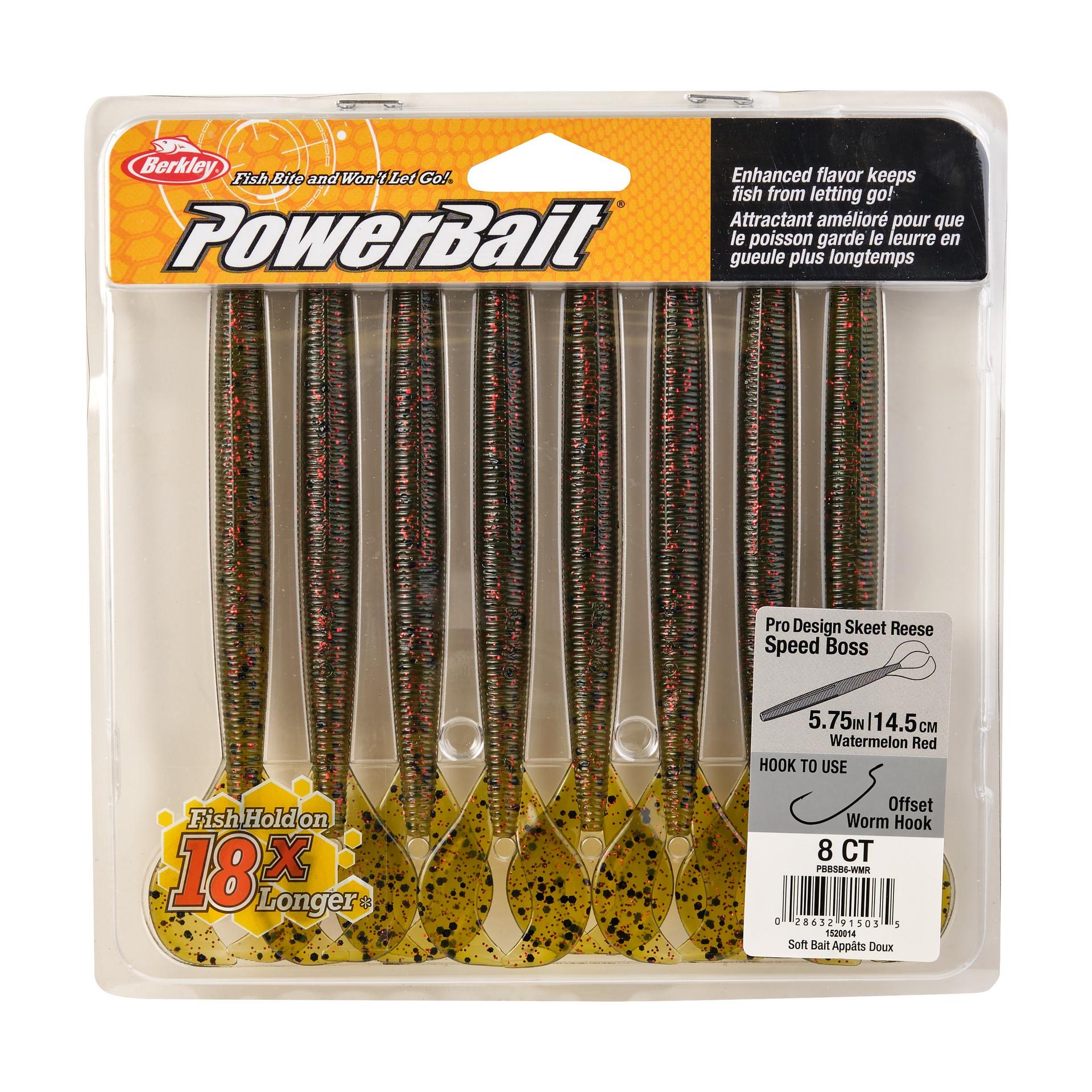 PowerBaitSpeedBoss WtrmlnRed 6in PKG | Berkley Fishing