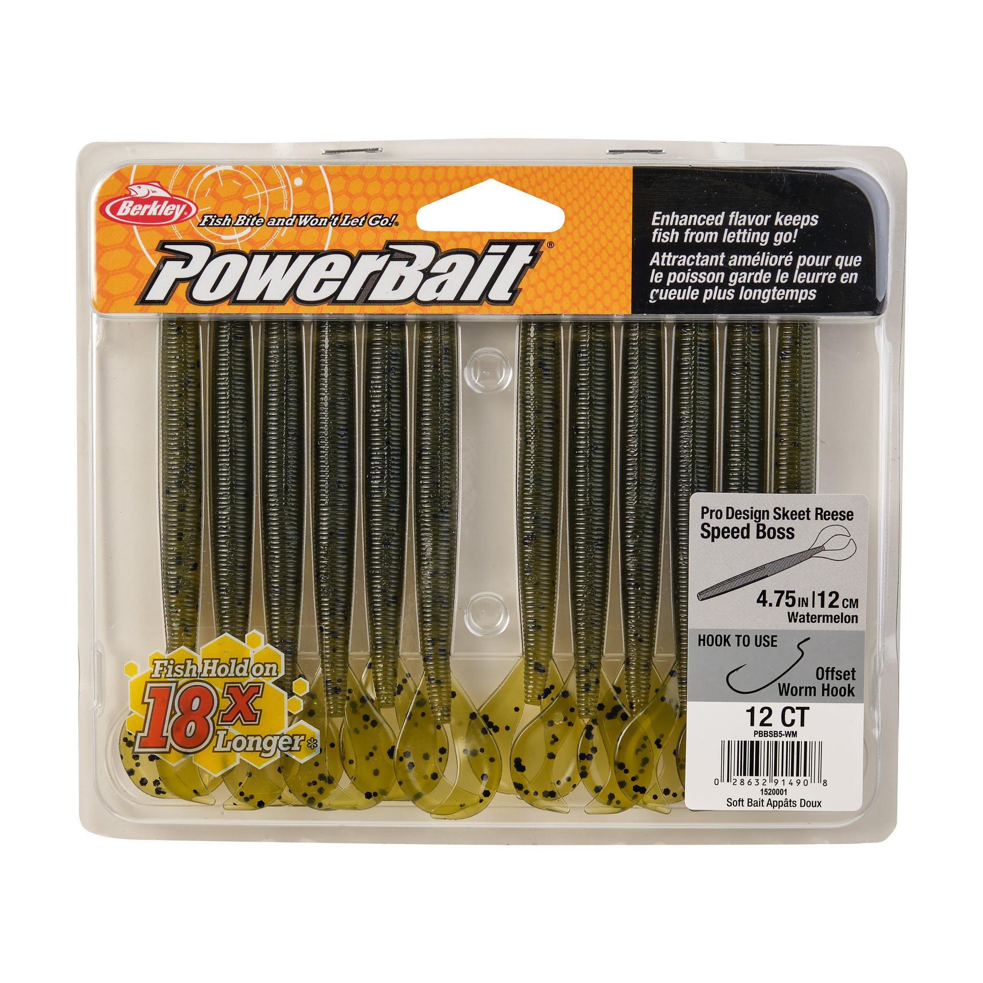 PowerBaitSpeedBoss Wtrmln 5in PKG | Berkley Fishing