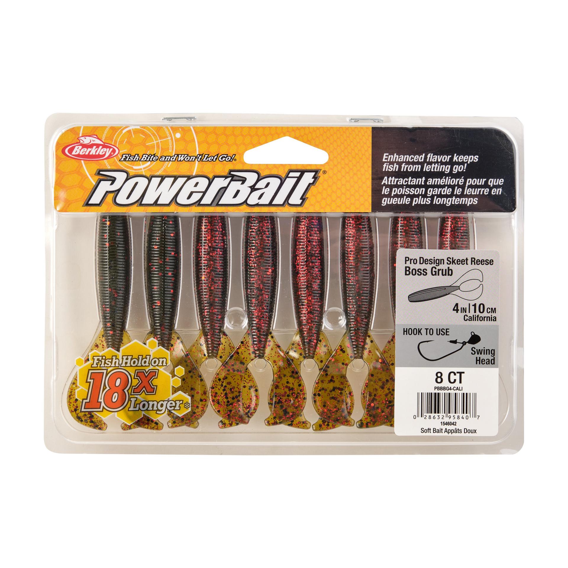 PowerBaitTheBossGrub California 4in PKG | Berkley Fishing