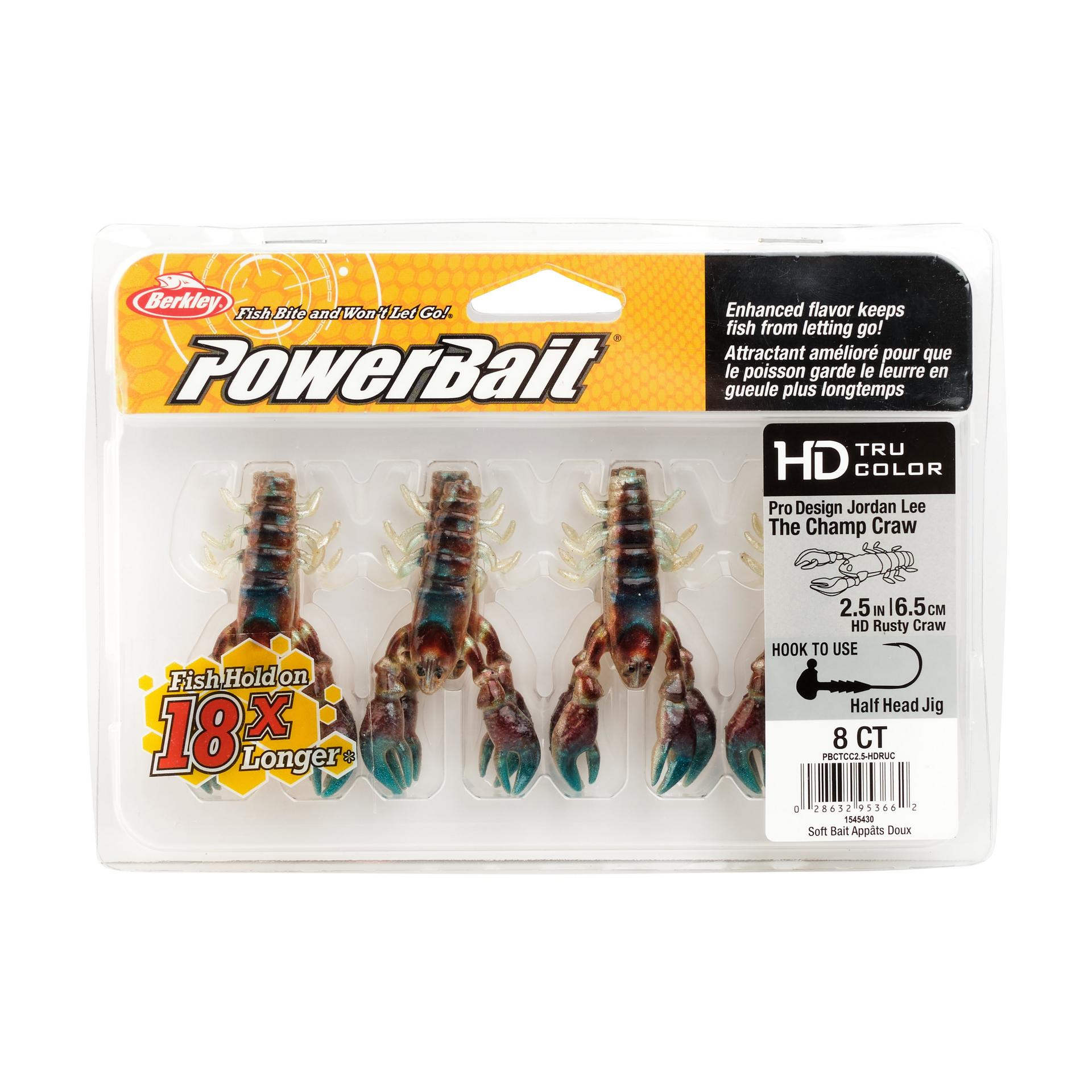 PowerBaitTheChampCraw HDRustyCraw 2.5in PKG | Berkley Fishing