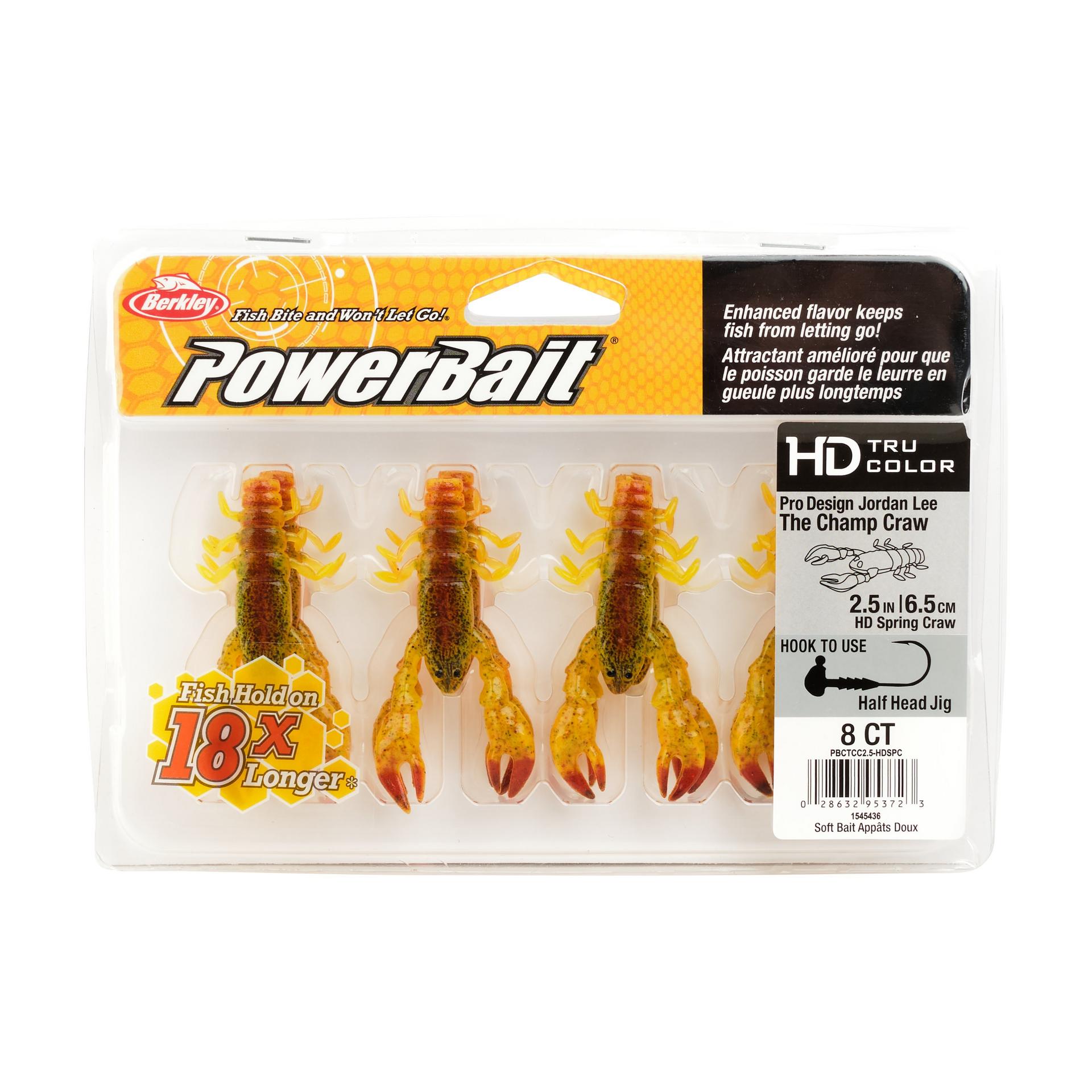 PowerBaitTheChampCraw HDSpringCraw 2.5in PKG | Berkley Fishing