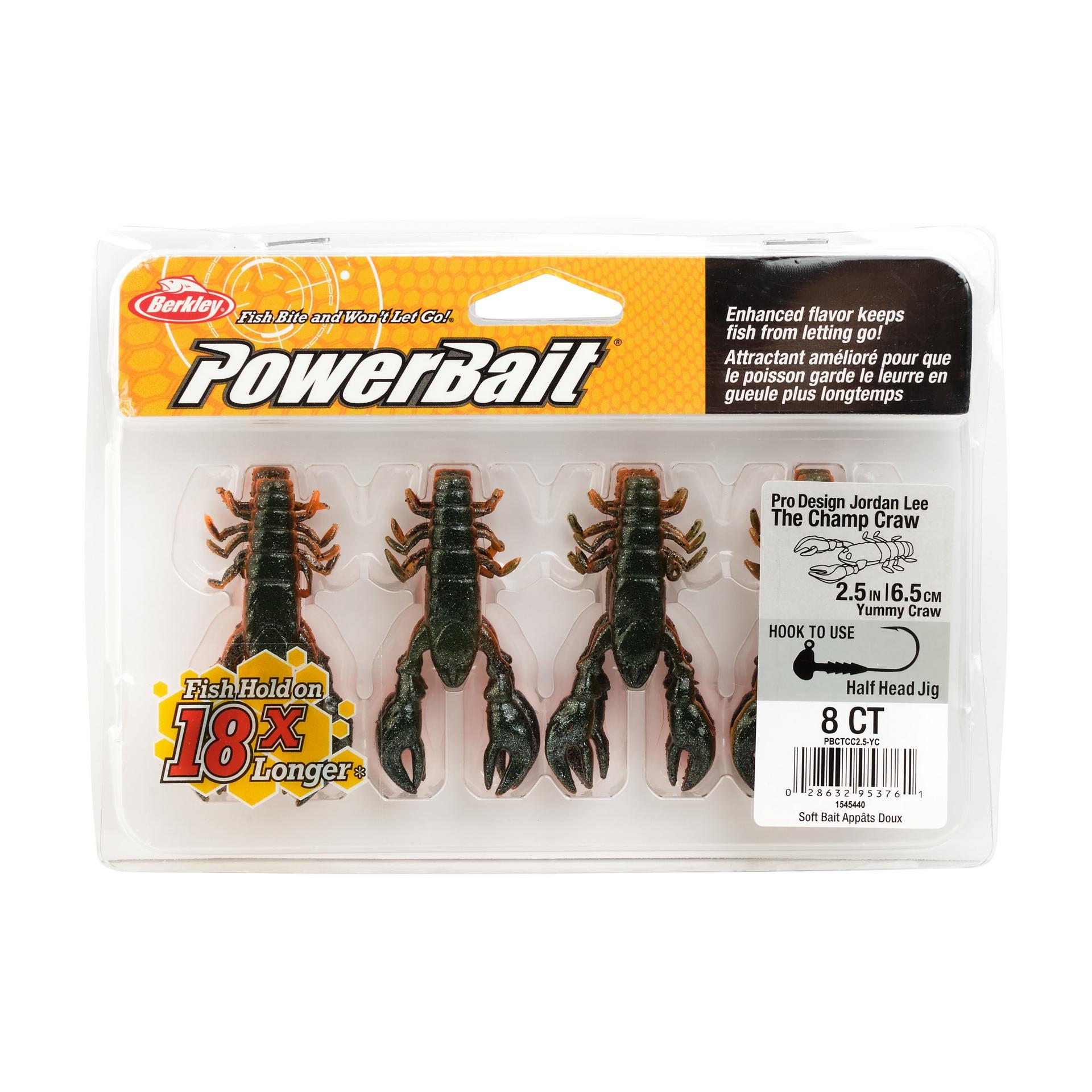 PowerBaitTheChampCraw YummyCraw 2.5in PKG | Berkley Fishing