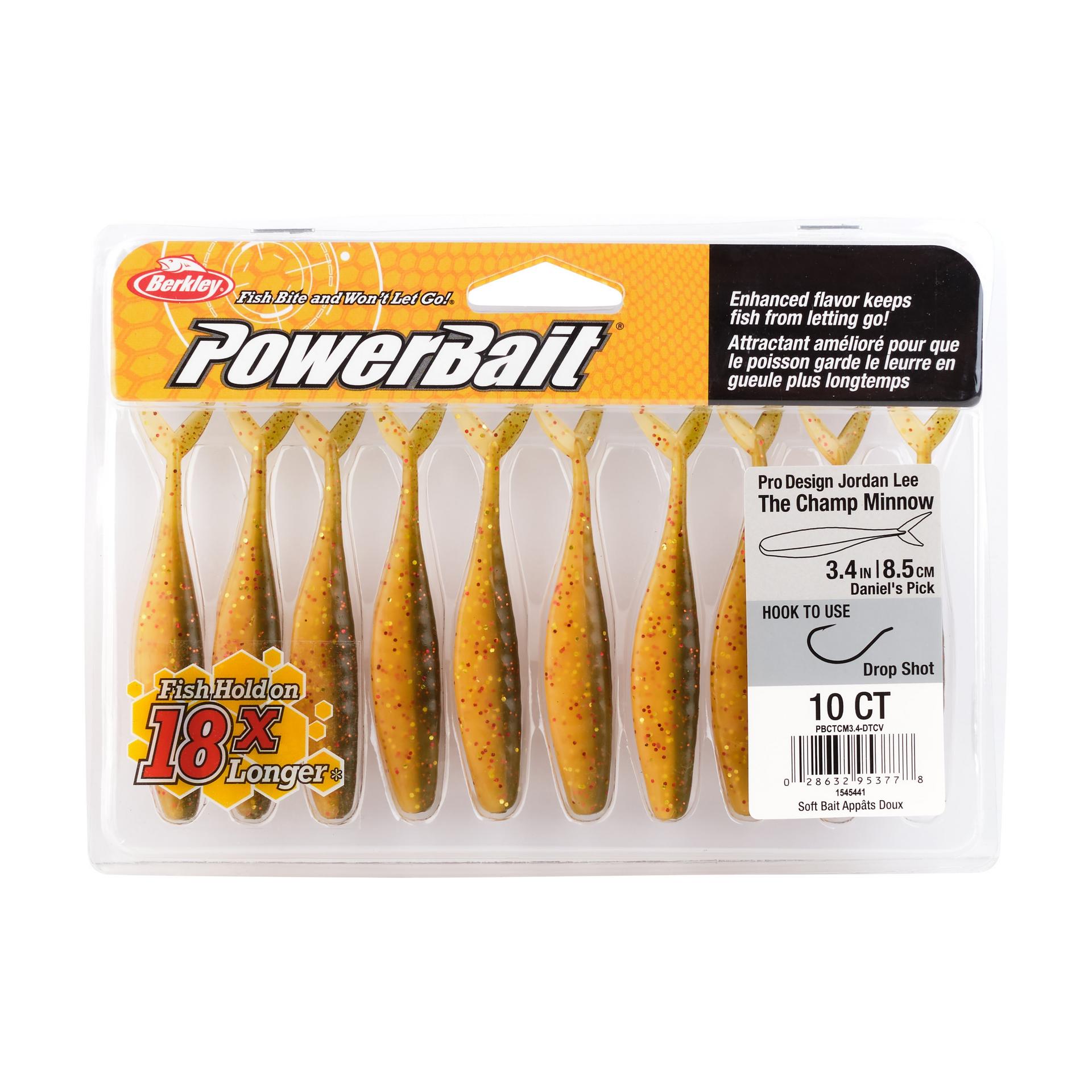 PowerBaitTheChampMinnow DanielsPick 3.4in PKG | Berkley Fishing