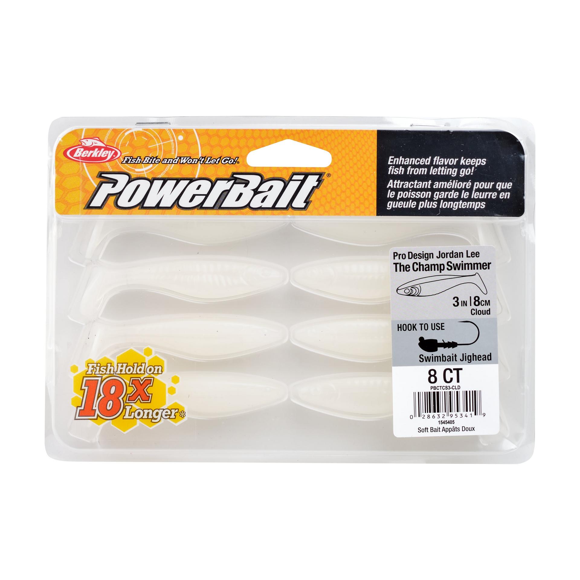 PowerBaitTheChampSwimmer Cloud 3in PKG | Berkley Fishing