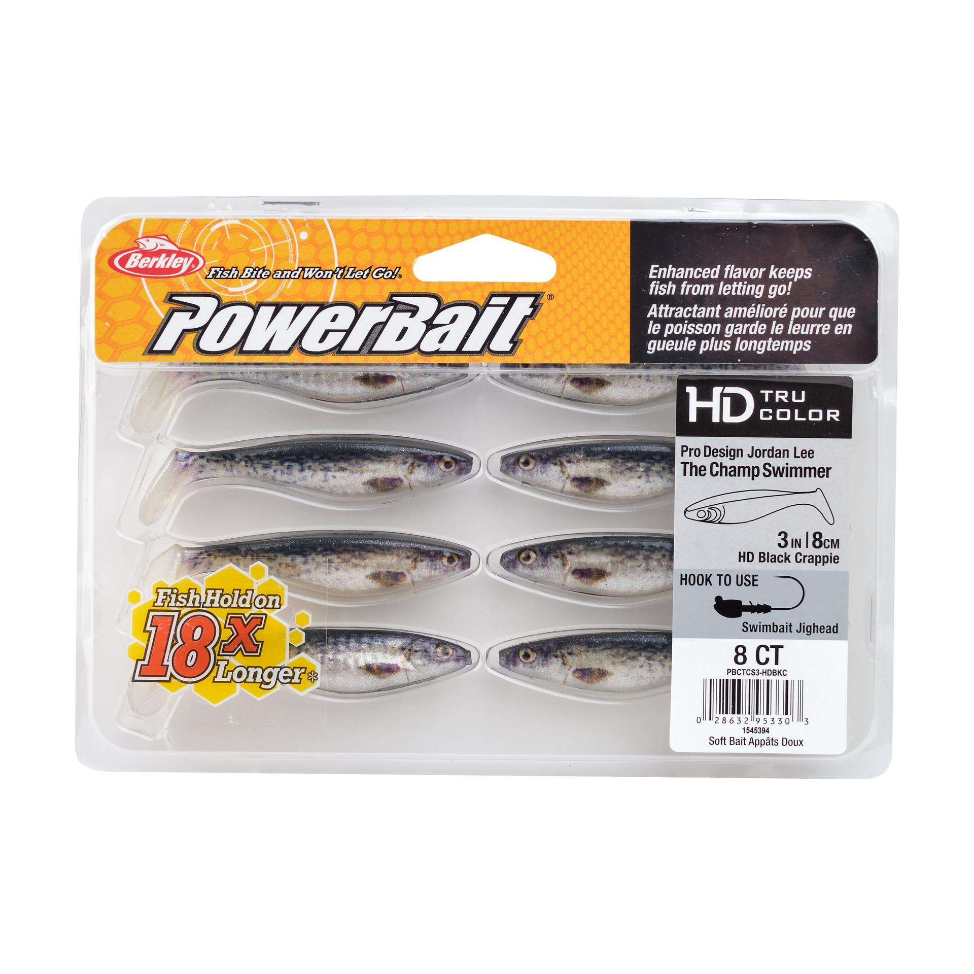 PowerBaitTheChampSwimmer HDBlackCrappie 3in PKG | Berkley Fishing