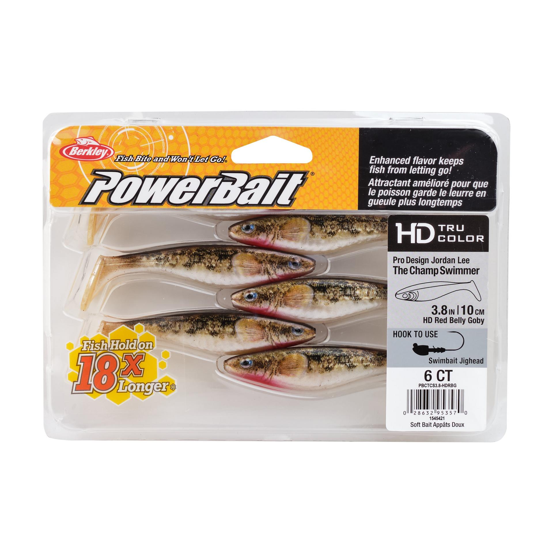 PowerBaitTheChampSwimmer HDRedBellyGoby 3.8in PKG | Berkley Fishing