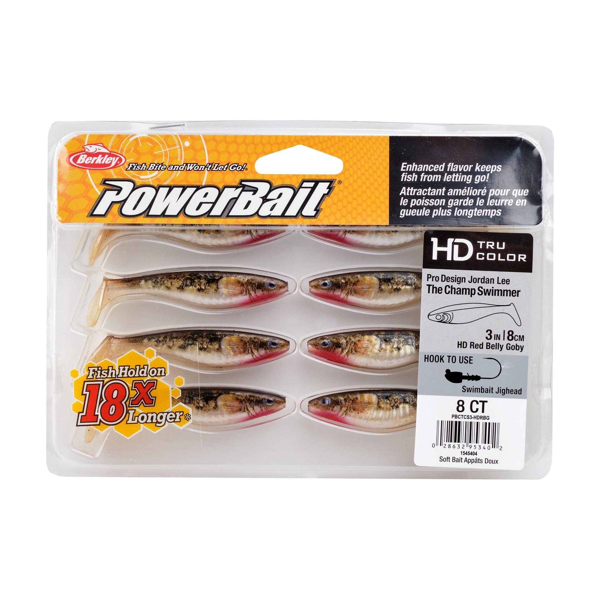 PowerBaitTheChampSwimmer HDRedBellyGoby 3in PKG | Berkley Fishing