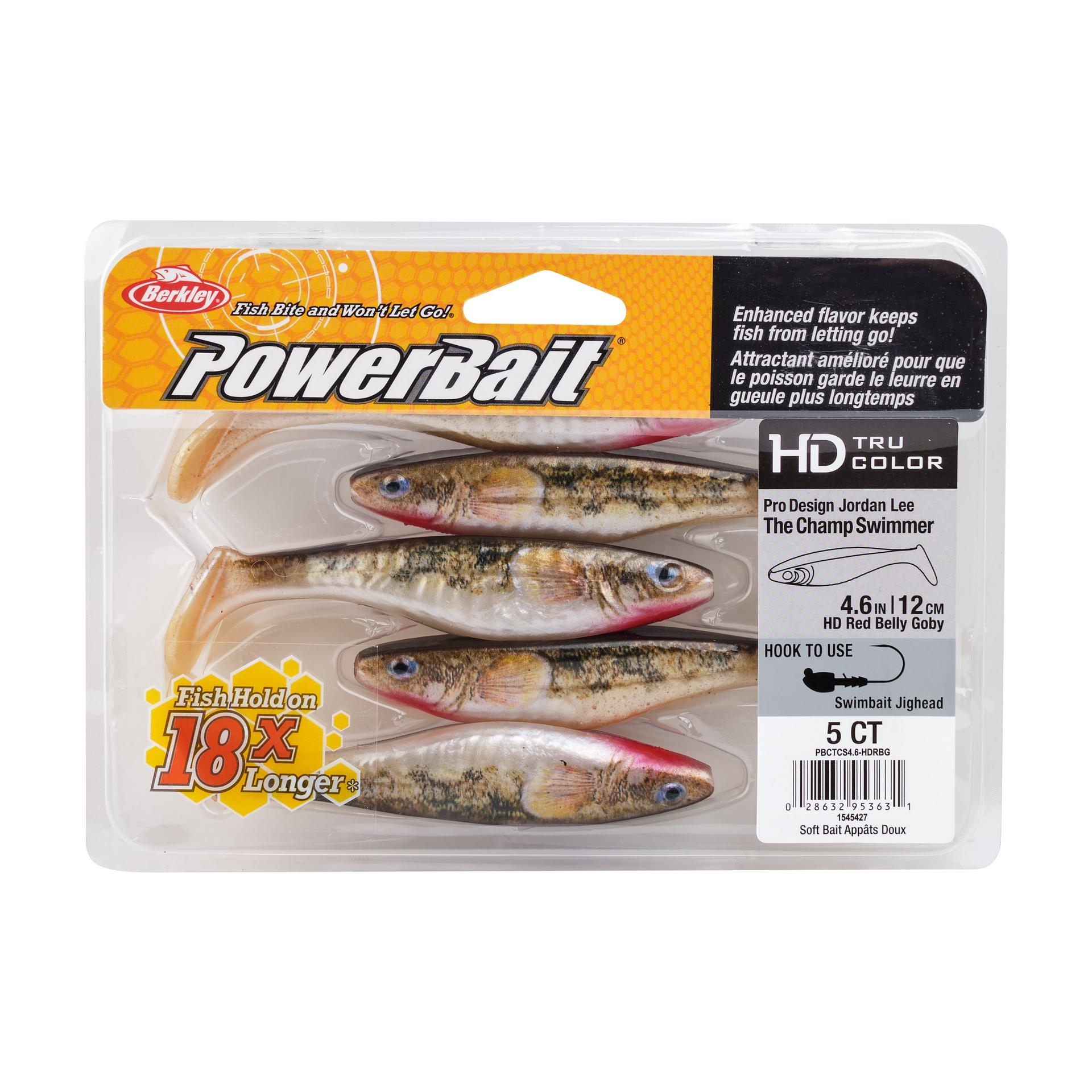 PowerBaitTheChampSwimmer HDRedBellyGoby 4.6in PKG | Berkley Fishing