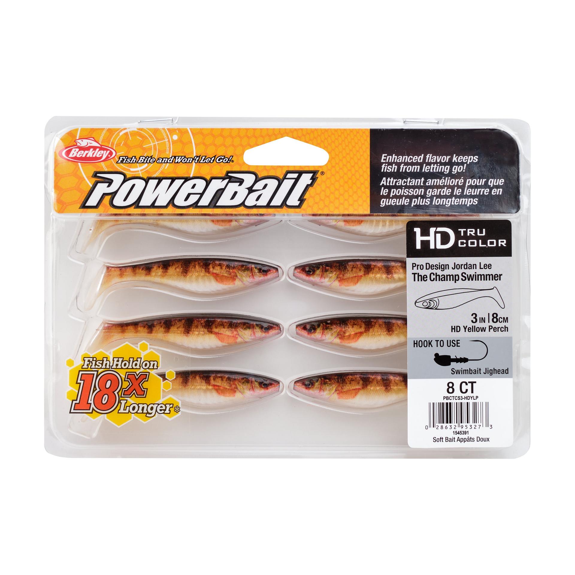 PowerBaitTheChampSwimmer HDYellowPerch 3in PKG | Berkley Fishing