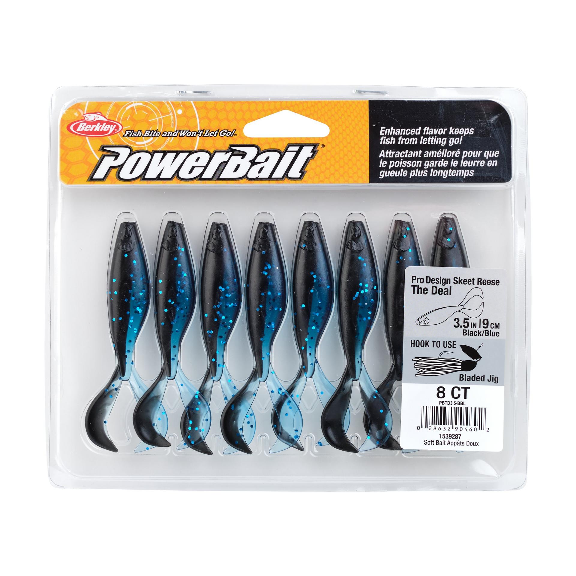 PowerBaitTheDeal BlackBlue 3.5in PKG | Berkley Fishing