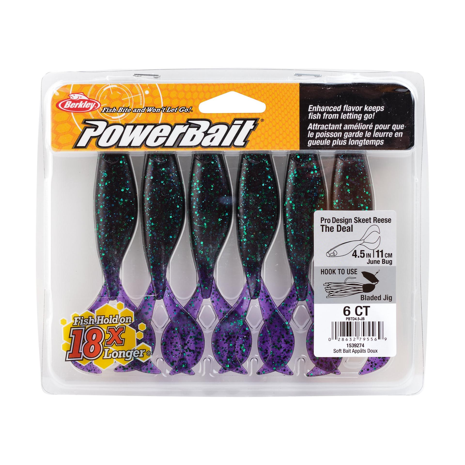 PowerBaitTheDeal JuneBug 4.5in PKG | Berkley Fishing