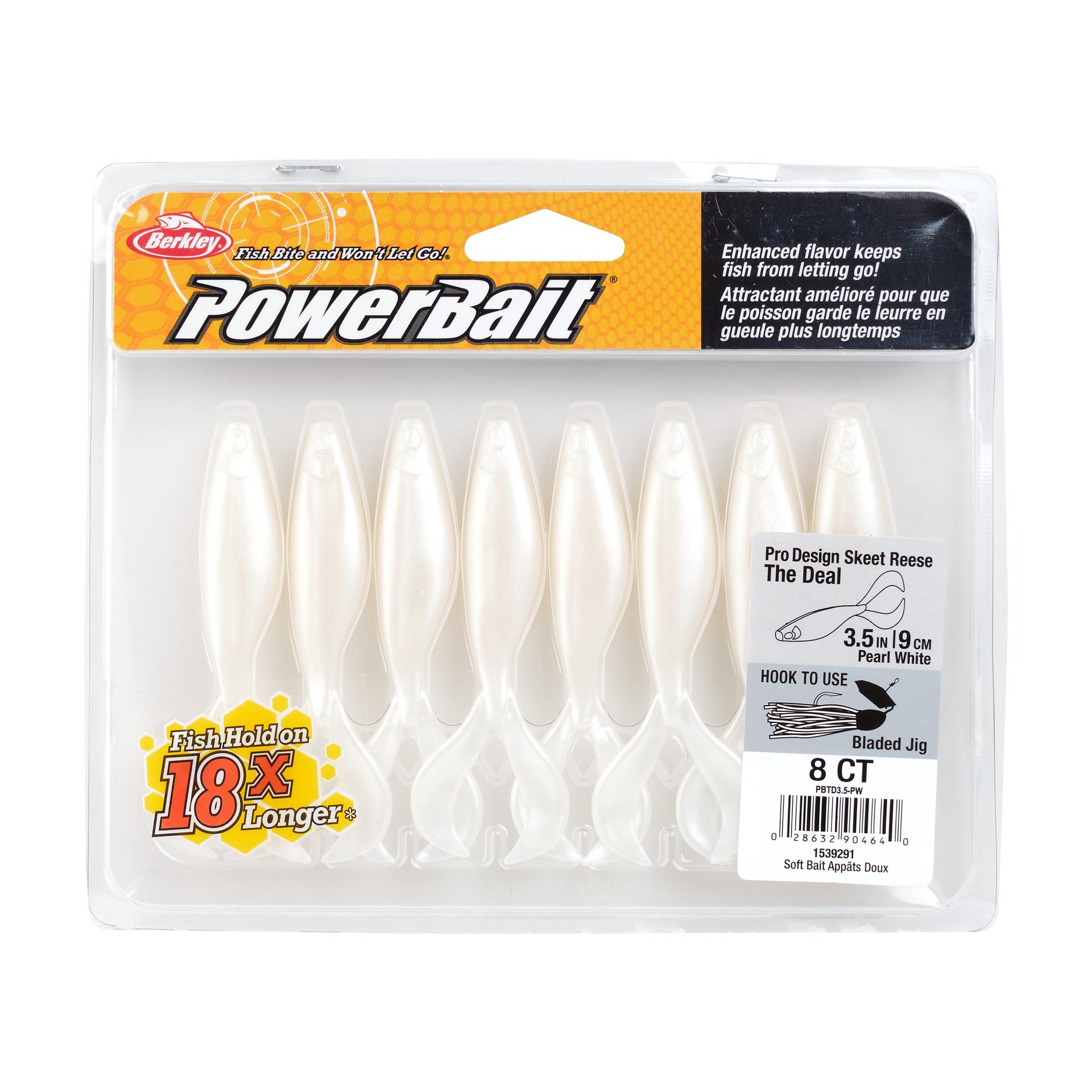 PowerBaitTheDeal PearlWhite 3.5in PKG | Berkley Fishing