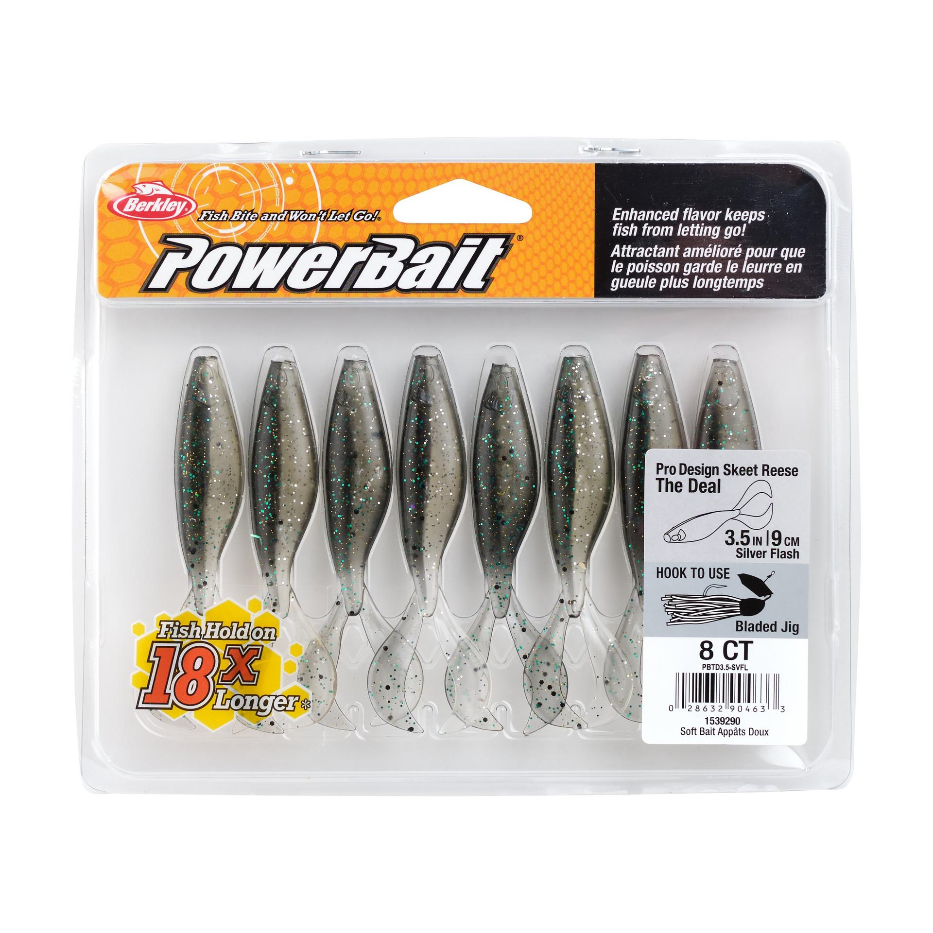 PowerBaitTheDeal SilverFlash 3.5in PKG | Berkley Fishing
