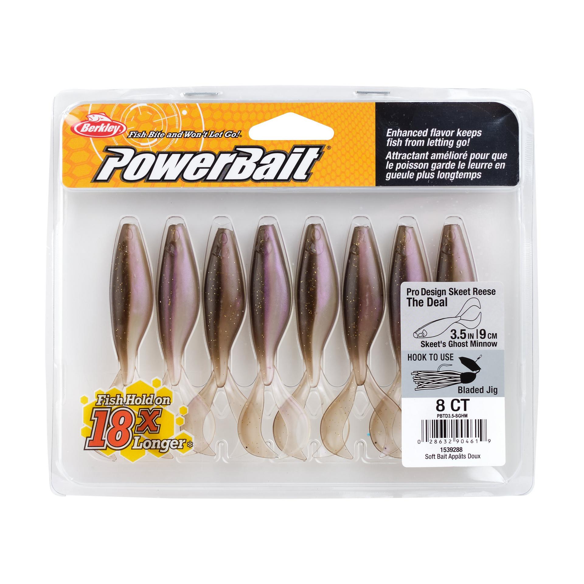 PowerBaitTheDeal SkeetsGhostMinnow 3.5in PKG | Berkley Fishing