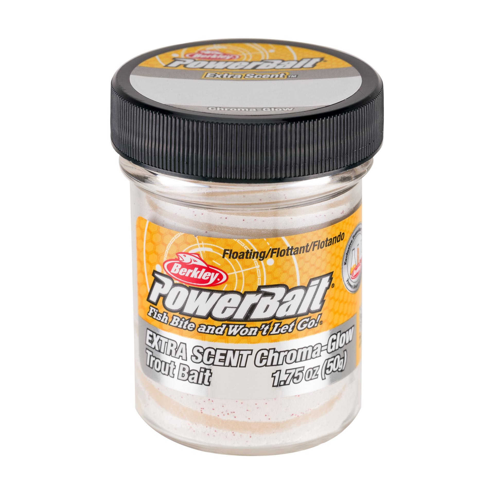 PowerBait GlitterChromaGlowDough MallowGlowRedFlck 2019 alt1 | Berkley Fishing