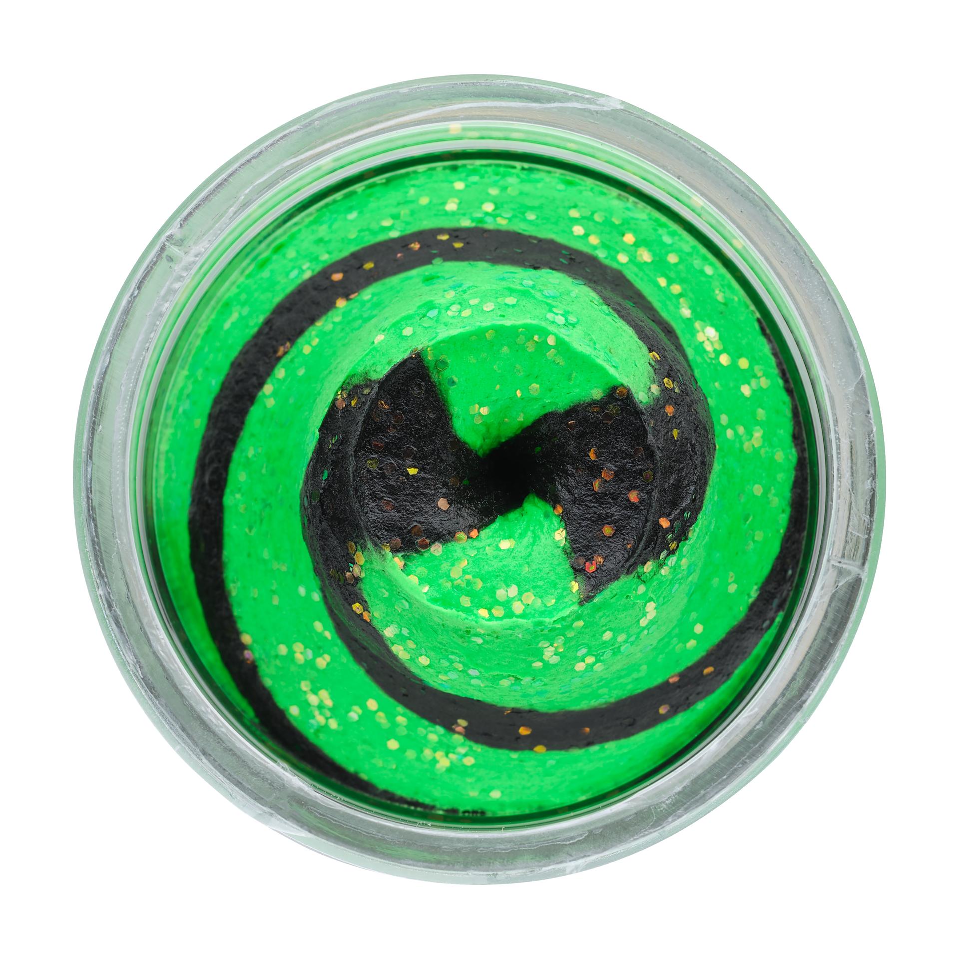 PowerBait Nat Glitter Trout Bait Spring Green Black alt2 | Berkley Fishing