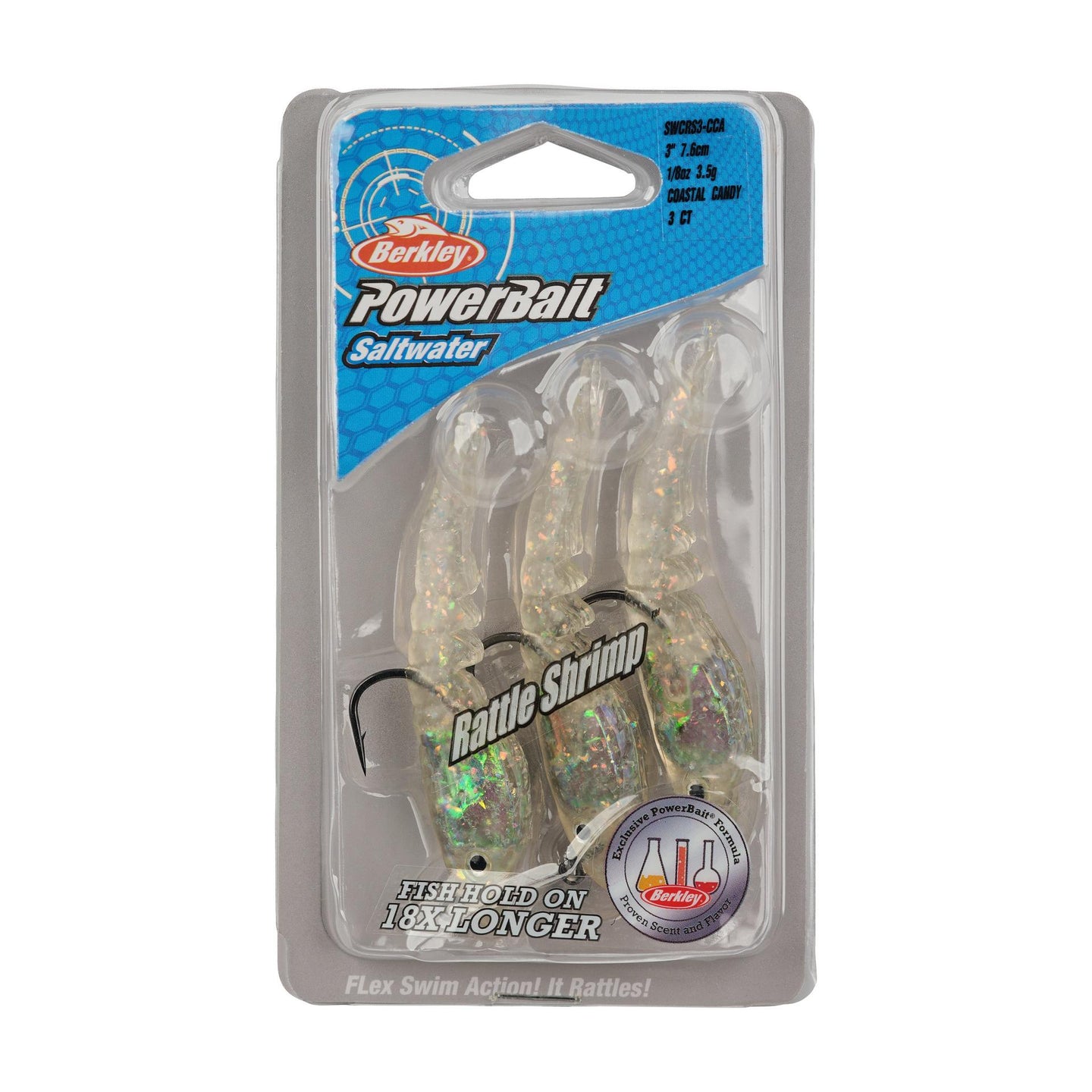 Berkley PowerBait Saltwater Rattle Shrimp Fishing Bait, Coastal Candy, 3 in. - Walmart Supplies Berkley PowerBait Saltwater Rattle Shrimp Fishing Bait, Coastal Candy, 3 in. - Walmart Supplies