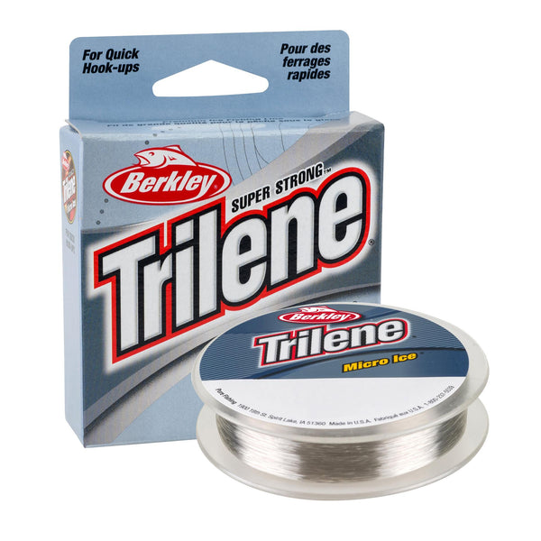 Berkley Trilene Micro Ice Fishing Line - Clear Steel / 8 lb
